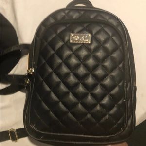 Betsey Johnson cheetah print backpack